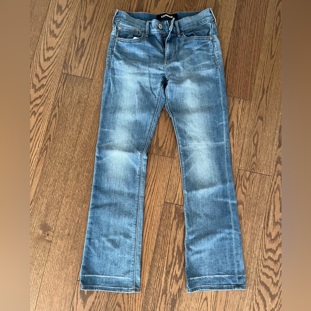 Express| boot cut jeans mid rise | size 0